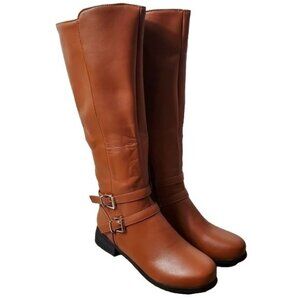 Knee boots vegan leather new women's size 9